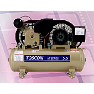 画像: VLT10D-2T1|東芝TOSCON|無給油式|レシプロ|0.2kw|【送料無料】［202402］