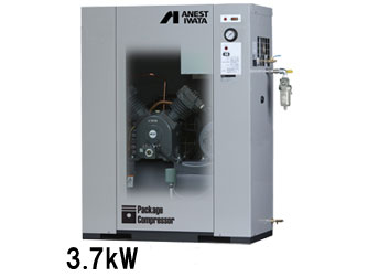 画像1: ■CLP37EFH-8.5M5/M6|アネスト岩田|給油式|レシプロ|3.7kw|三相200Ｖ|【送料無料】※水分離器付［202410］ (1)