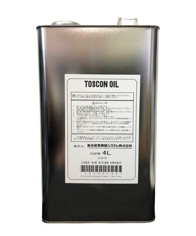 画像1: TOSCON OILトスコンオイル|東芝産業機器システム|純正オイル|4Ｌ缶|［202404］ (1)